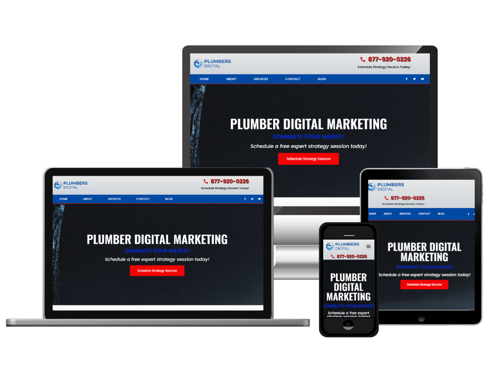 Plumber websites all devices